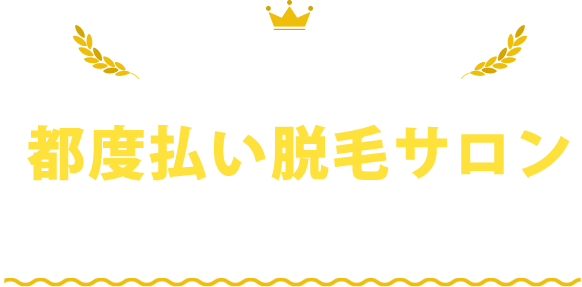 都度払い脱毛サロン